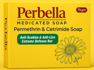 erbella Soap medicated permethrin cetrimide bar
